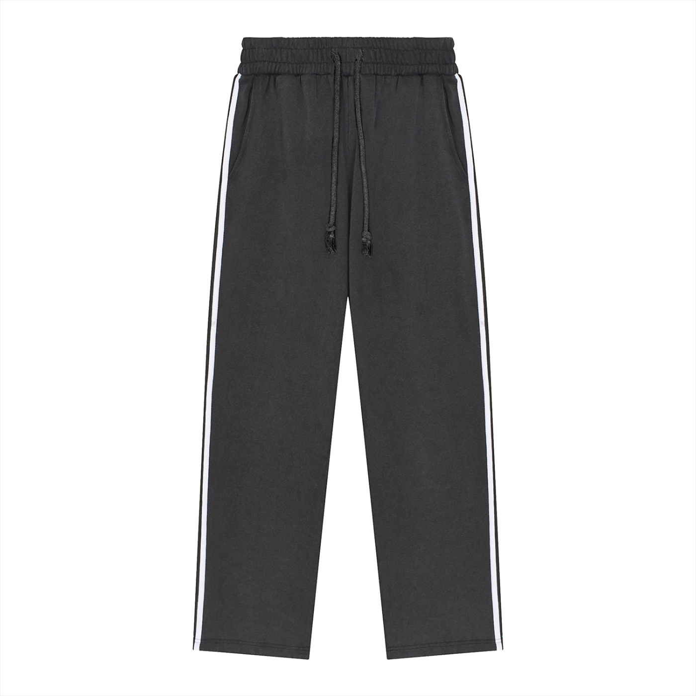 Snow Washed Contrast Tape Sweatpants